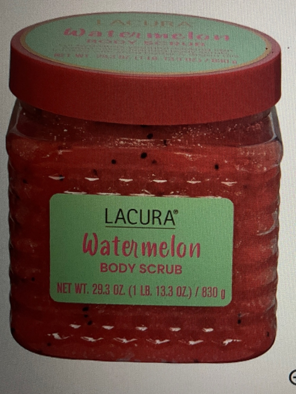 Watermelon Body Scrub — Red Exfoliating Gel